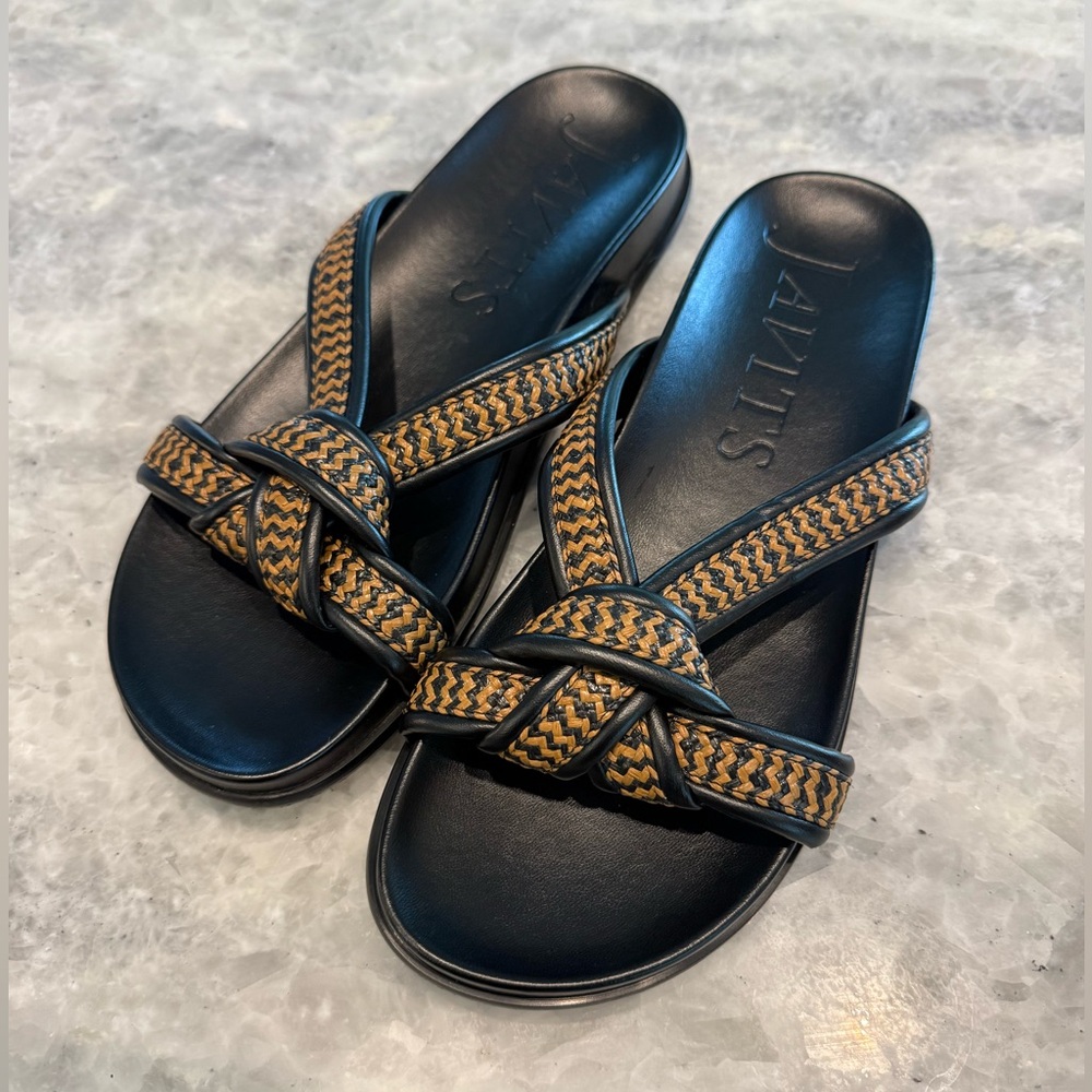 Eric Javits Notti Women's Squishee Straw Sandal Size 10